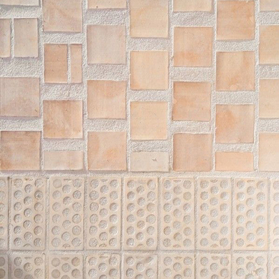 Pink Stone Pattern Wall Culture Stone Collage