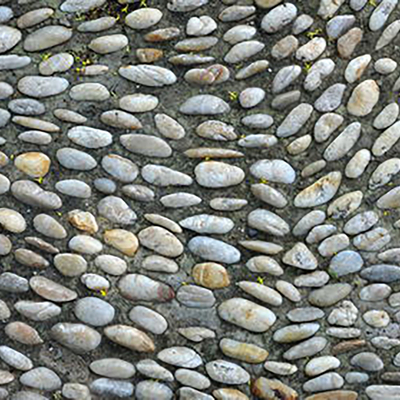 Pebbles Inlaid Stone Stone Ground