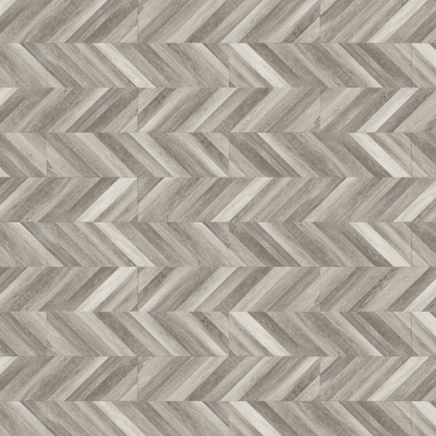 Grey fishbone parquet wood floor