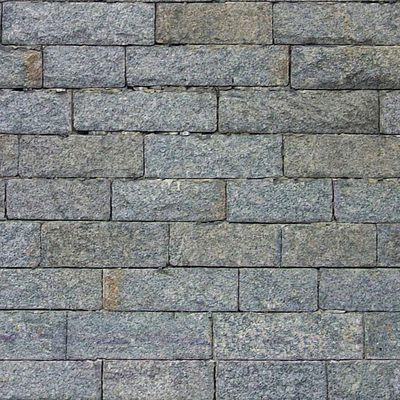 Culture stone bluestone wall