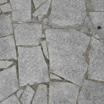 Ice crack stone ground pavement stone