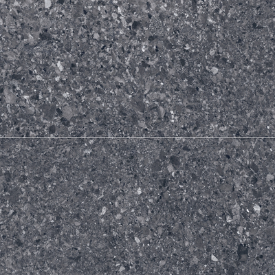 Crystal grindstone black terrazzo