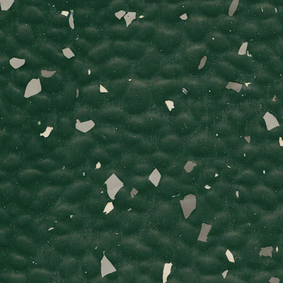 Green bump terrazzo