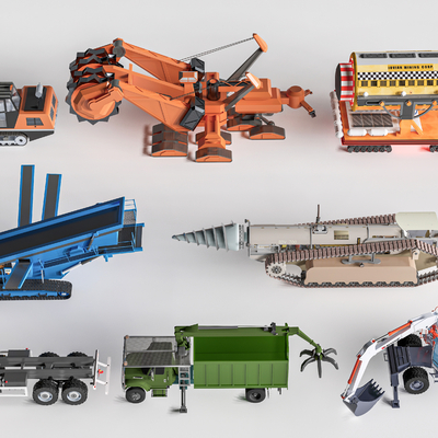 Modern Mining Vehicle Mining Machinery Mine Car Engineering Vehicle