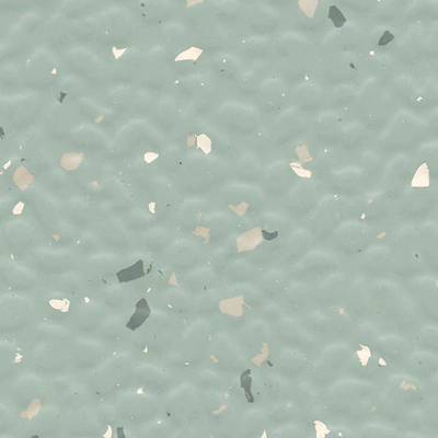 Green bump terrazzo