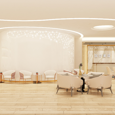 Modern beauty salon nail salon