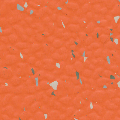 Orange bump terrazzo