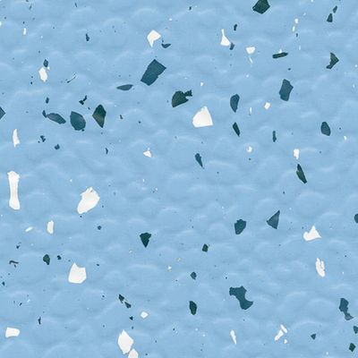 Blue bump terrazzo