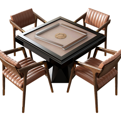 Mahjong tables and chairs