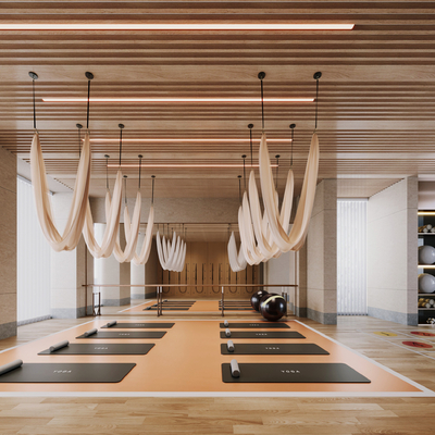 Modern Yoga Studio Gym