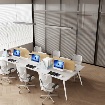 Office computer desks and chairs