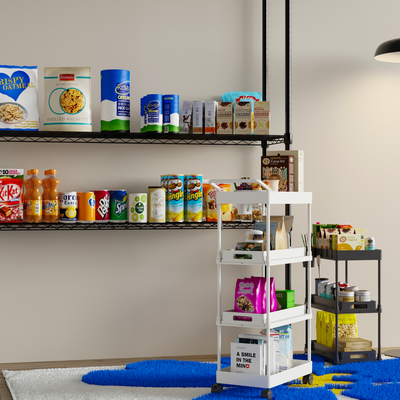 Snack Cabinet Rack Small Cart Cabinet Rack