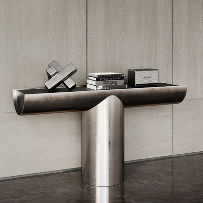 Minotti end view cabinet