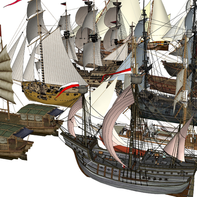 European Sailing Warship Pirate Ship