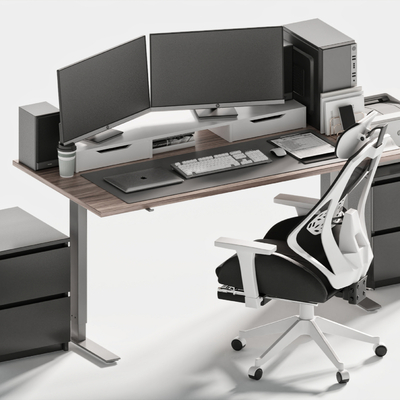 Modern Workbench Office Tables and Chairs