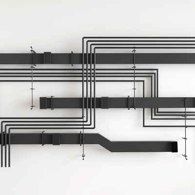 Modern ceiling duct ventilation duct