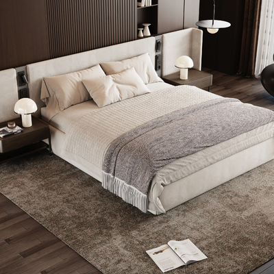 Minotti double bed