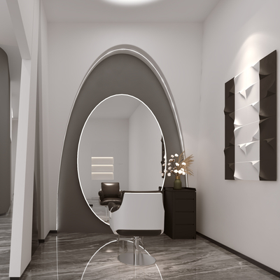 Barber Shop Minimalist Hair Salon