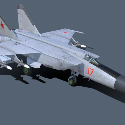 Soviet fighter MiG 25 fighter