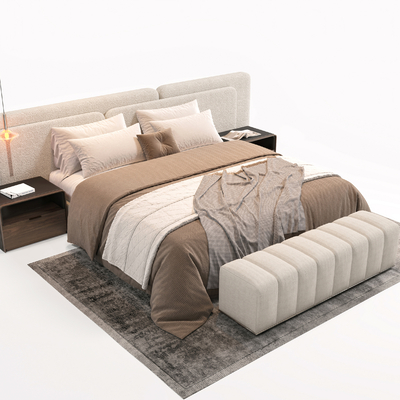 Milotti Minotti Double Bed