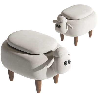 Stool Sheep Children's Chair Cartoon Low Stool