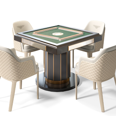 Mahjong tables and chairs