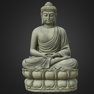 Religious sculpture sketch stone statue Buddha statue Bodhisattva statue