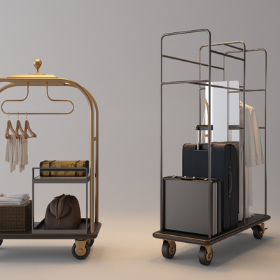 Hotel luggage cart