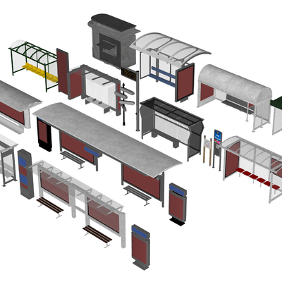 modern bus station