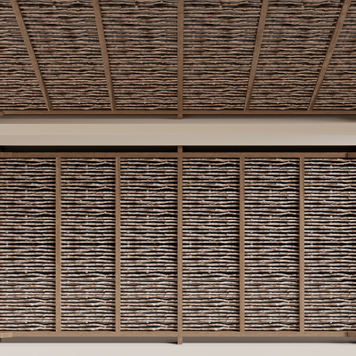 Quiet wooden ceiling