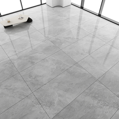 Marble floor tile