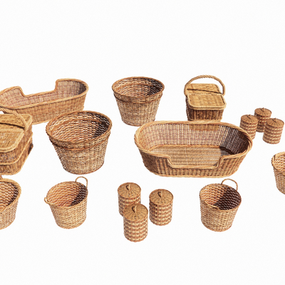 Bamboo basket basket