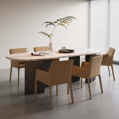 Minotti Dining Table and Chair