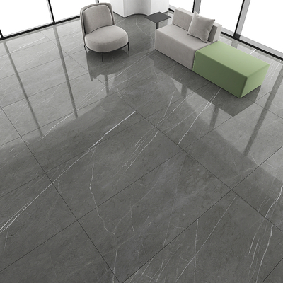 Marble floor tile