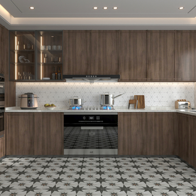 Middle style kitchen cabinet