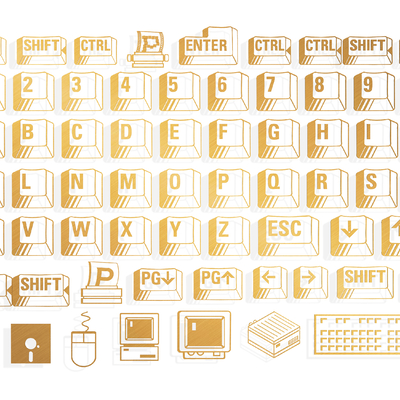 Keyboard icon keys