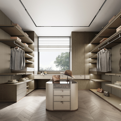 Minotti cloakroom