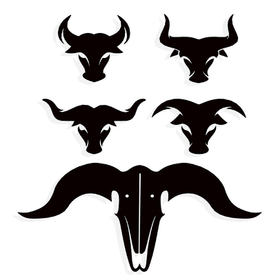 Tauren Logo Illustration Silhouette Wall Decoration Hanging Ornament