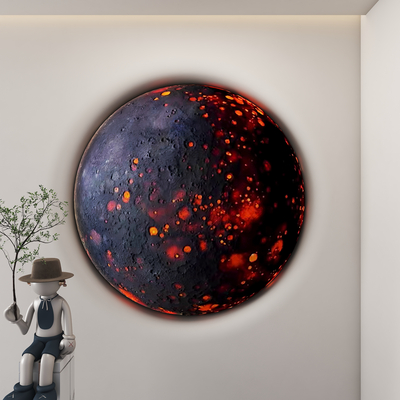 Modern moon lamp wall-mounted moon lamp