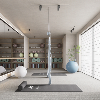 Modern Yoga Studio Gym