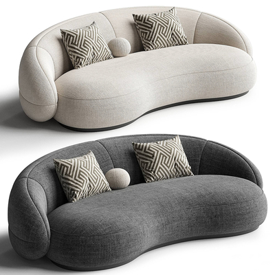 Poliform curved sofa