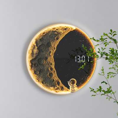 lunar light clock lunar plaster lamp