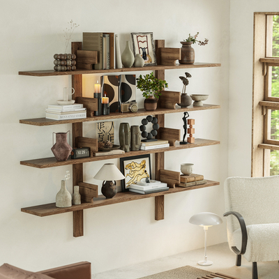 Antique Bookshelf Wall Cabinet