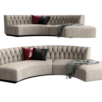 Curved Sofa Shaped Sofa