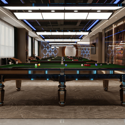 modern billiard hall