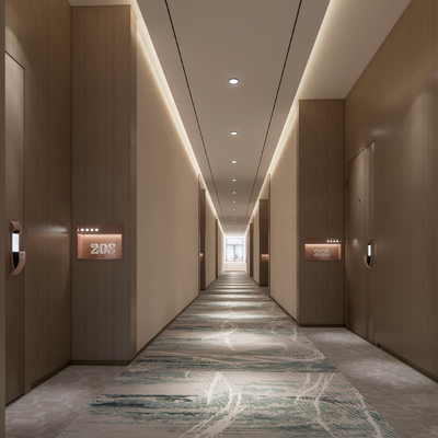 Hotel Corridor