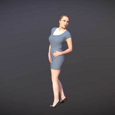 Business standing woman