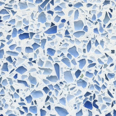 blue terrazzo