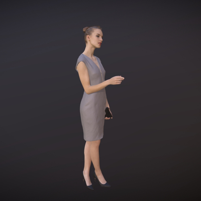 Business standing woman