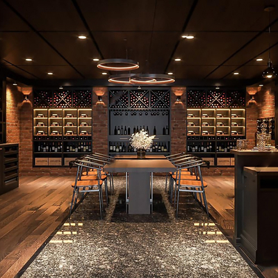 Modern Wine Cellar Tasting Room